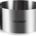 CALIFORNIA CADE ELECTRONIC Cake Mold-Cake Ring-Adjustable Round Stainless Steel 6 to 12 Inch, 6 Inch Baking Ring for Supporting Decorating Icing