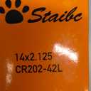 2-PCS 20" Heavy Duty E-Bike Tires 20x4.0/ 98-406 and 2-PCS Bike Tubes 20x4.0 Schrader Valve Compatible with Mountain/ Off Road Bike 20 x 4.0 All-Terrain Directional Tread Bicycle Tires and Tubes (Y-844)