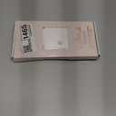 Senneny Snowy White Plush Pet Dog Christmas Stocking, Golden Snowflake Sequin Dog Christmas Stockings Large Bone Shape Faux Fur, Hanging Christmas Holiday Season Party Decor for Pets Dogs