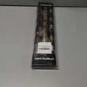 Garbendy Black Gold Foil Christmas Wrapping Paper Roll - Mini Roll - 17 inch X 120 inch Per roll - Reversible 3 Different Design with Glitter Metallic Foil Shine (42.5 sq.ft.ttl)