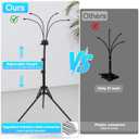 GMAULEE Outdoor Misting Stand, Adjustable 5.25 FT Mister System with 26.5FT Hose, Heavy Duty Portable Mist Cooling System for Patio, Deck, Poolside, Backyard BBQ, Party, and Kids Water Play (5.25FT)