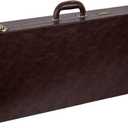 Crossrock Rectangular Wooden Case fits F-Style Mandolin-Vintage Brown (CRW620MFBR-R)