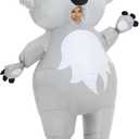 Arokibui Inflatable Costume Adult Funny Blow up Halloween Costume Fancy Dress Cosplay Party Christmas Halloween Suit