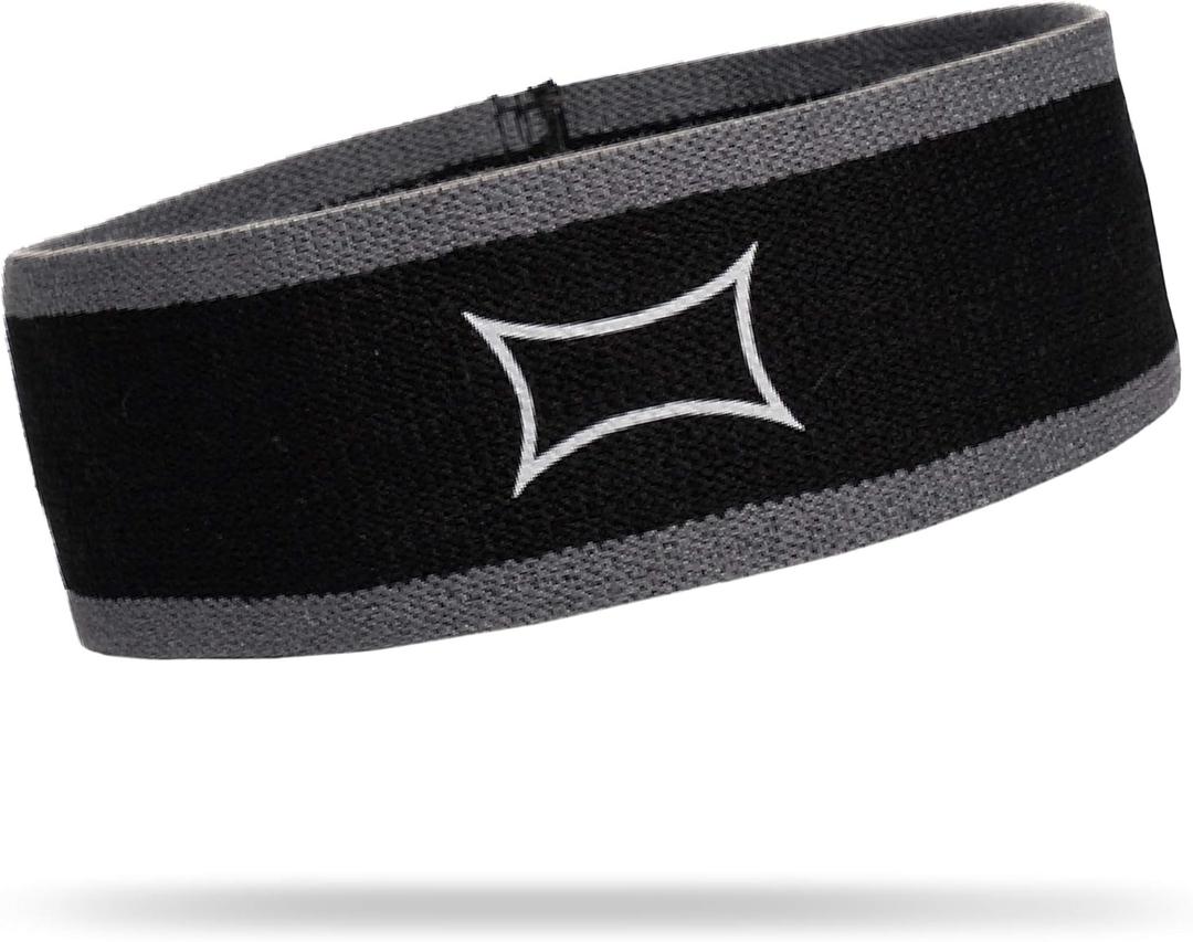 Sling Shot Original Hip Circle Fabric Resistance Band for Exercising – Lower Body Activation, Dynamic Warm Ups and Glute Activation (Level 2 Tension, Grey/Black, Medium)