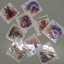 Assorted Strong Vinyl Decorative Animal Magnets for Fridge Locker Kitchen Office – Cute Fun Aesthetic Cool Durable & Long-Lasting Souvenir 9 ct