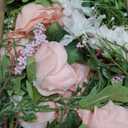 Lvydec 2 Pack Artificial Peony Flower Garland - 6ft Silk Peony Pink Flower Garland for Wedding Party Table Decoration (2, Pink)