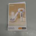 ROJECO 3-in-1 Pet Steam Brush for Cats & Dogs-Pet Spray Hair Removal Detangling Comb with Adjustable Mist, Handheld Deshedding Grooming Tool for Long/Short Hair, Massage Brush & Shedding Control, Cordless (White)