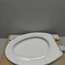 Clorox Elongated Plastic Toilet Seat with Easy-Off Hinges, Wiggle-Free