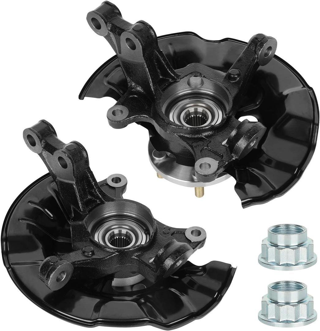 Front Steering Knuckles Wheel Bearing Hub Assembly for Corolla 14-18 1.8L
