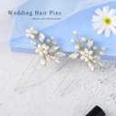 JAKAWIN Pearl Hair Accessories Bridal Hair Clip for Wedding Decorative Hair Pins Women HP065 (Gold)