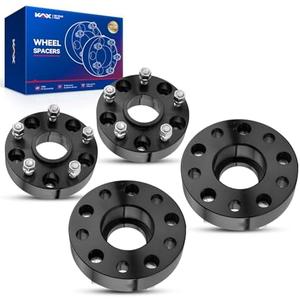 KAX 5x5 Wheel Spacers,1.5 inch 5 Lug Hub Centric Wheel Spacers 5x127mm fit for Wrangler, Grand Cherokee, Commander with 1/2“x20 Studs 71.5mm Hub Bore,2Pcs