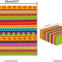 4 x 40Pcs Mexican Fiesta Paper Napkins Mexico Cactus Colorful Disposable Lunch Dinner Paper Napkin Set Mexican Fiesta Tableware Birthday Baby Shower Party Supplies