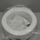 Carex Elongated Hinged Toilet Seat Riser, Adds 3.5 Inches of Height to Toilet, 300 Pound Weight Capacity, Raised Toilet Seat