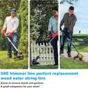 RO6G String Trimmer Line- 5Lb .095 Weed Wacker String-1427FT Echo Weed Eater String for Echo String Trimmer Line,Cordless Weed Wacker String,Most String Trimmer Weed Trimmer (Red Trimmer Line)
