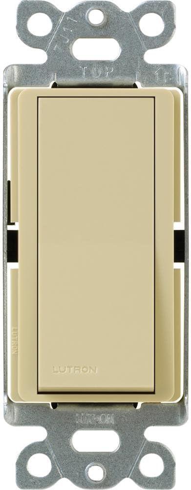 Lutron Claro 15 Amp 3-Way Rocker Switch, SC-3PS-HT, Hot