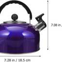 iplusmile Stainless Steel Whistling Tea Kettle for Stove Top Tea Kettle for Home Kitchen Ergonomic Handle 2.10 Quart Water Boiler for Coffee and Daily Use