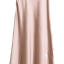 Women's Satin Long Skirt,Fashion Office Lady Elastic Waist Solid Color Skirts XL