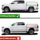 LASFIT 5.7FT Truck Bed Mat for Ram 1500/1500 RHO 2019-2026 & RAM 1500 New Body 2019-2024 Short Bed (5FT7 / 67.4inches) Not for Rambox, All Weather Custom Fit Truck Cargo Bed Liner, Black