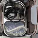 Sitlais Electric Lunch Box for Adults - 80W Fast Heated Lunch Box for Men&Women with Dual 1.5L Stainless Steel Containers Fast Heating Portable Food Warmer for Car&Truck lonchera elctrica porttil