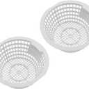 FDXGYH 2pcs Skimmer Basket Compatible with ACM88 8928 Pool Filter Basket Replacement Parts for Inground Swimming Pool