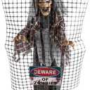 Fun Express Electric Fence Zombie Halloween Decoration