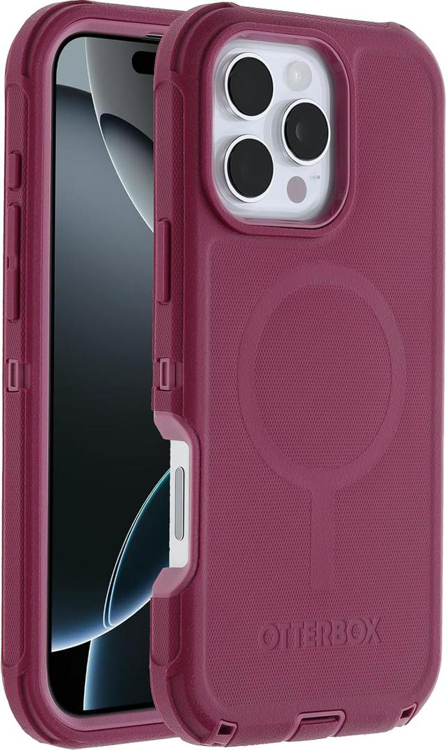 OtterBox iPhone 16 Pro Max Defender Series Case - Foxberry Pink
