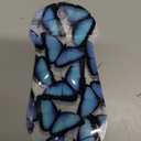 MODGY Expandable Flower Vase Plastic Decorative Modern Vases for Flowers Kitchen Window Decor Living Room Bathroom Office, W/Suction Cup, Louis C. Tiffany Poppies, 7.5 x 4