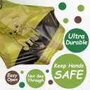 GREENER WALKER Tie Handles Poo Bags for Dog Waste, 600 Doggy Waste Bags Extra Thick Strong 100% Leak-Proof (Green)