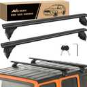Nilight Roof Rack Cross Bars Fit for Jeep Wrangler 2007-2024 08 09 20 21 22 23 JK JL Gladiator JT 2 & 4 Door Aluminum Rails Crossbars with Anti-Theft Lock for Rooftop Cargo Carrier Luggage Box Tent