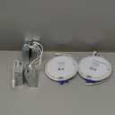 Meconard 4 Pack 6 Inch LED Recessed Ceiling Light, 2700K/3000K/3500K/4000K/5000K Selectable, Dimmable 12W=110W, 1050LM, IC Rated Can-Killer Downlights with Junction Box, ETL and Energy Star Listed