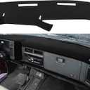 Yiz Dash Cover Mat Custom Fit for 1986-1993 Chevy Chevrolet S10 Blazer/GMC S15 Jimmy Sonoma/91-94 Olds Oldsmobile Bravada,Dashboard Cover Pad Carpet (86-93 Black) J37