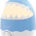 Humidifiers for Baby Bedroom, Cool Mist Humidifier for Kids Nursery, Air Humidifier with Essential Oil Diffuser and Night Light, Timer, BPA Free, 1.6L, Up to 40Hours, Shark, Ideal for baby