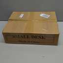 Large-Size Portable Laptop Rolling Desk with Wheels, Adjustable Height and Tilt Top Stable Mobile Over-Bed Table for Home Use - Brown