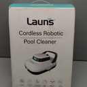 (2025 Upgrade) Launs S1 Cordless Robotic Pool Cleaner, Dual Motors & Suction Ports Automatic Pool Vacuum Robot Lasts up to 90 Min, Self-Parking Ideal for Above Ground Pools (New)