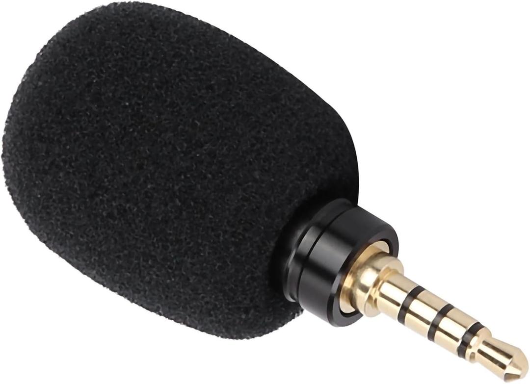Sonew Mini 3.5Mm Jack Plug Microphone - Compact, Lightweight, Portable, High Sensitivity, and Omnidirectional Function Microphone Suitable for Phones and Cameras (3.5 Four-Pole