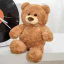 Teddy Bear Plush Toy, 10inches Teddy Bear Stuffed Animal Birthday for Kids Girl Friends (Brown)