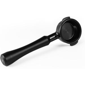 MHW-3BOMBER 58mm Bottomless Portafilter Fits E61, Flair 58, ECM, Rocket, Sanremo, Synesso, VBM Coffee Machines, 2 Ears Flat Espresso Portafilter with 18g Filter Basket, Astra BP7023L-OS (Black)