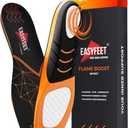 Running Athletic Shoe Insoles Men Women - Sport Insole - Shock Absorption Inserts - Walking Hiking Hockey Tennis Basketball - Orthotic Comfort Cushions Inserts Sneakers 9.5 In