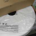 FRUITEAM 49lb Fillable Heavy Duty Fillable Round Umbrella Base White