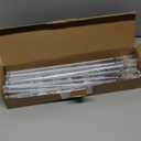 Meteor Shower Lights Outdoor Solar Meteor Light Falling Rain Lights 16 Tubes 16 Inch 576LED Cascading Snowfall Christmas Light for Holiday Wedding New Year Party Yard House Roof Tree Mall Decoration (White)