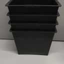 4 Pack Hanging Cup Holders, Multipurpose Rolling Cart Accessories Utility Cart Accessories For Art Craft Supplies, Space Saving Hanging Storage Basket Pencil Holder Makeup Organizers (Black)