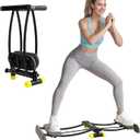 Ski Trainer, Simulated Ski Machine, Adjustable Resistance Bands Machine Exercise Equipment for Leg Pelvic Floor Muscle Workout, Fun Cardio Fitness Equipment for Home Full Body Workout