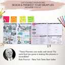 Manifestation Journal  Hourly, Weekly & Monthly Planner | 12-Month to Increase Productivity, Life Organizer & Goal Planner | Spiral Journal, Habit Tracker, Foldable Vision Board, Gift Box & Stickers (B5 (NON-DATED) 10.1" x 7.2", Vanilla)