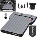 Umbrauto Air Mattress for Tesla Model Y, Custom Inflatable Camping Bed for Back Trunk, Upgraded Sleeping Pad w/Soft Flocking Surface, Durable 210T Fabric Bottom, Portable Pump for SUV Outdoor Travel