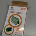 Multifunctional Portable Lamp ,LED Solar Portable Flood Light, Intergrated Solar Charging, Rechargeable LED Light for Emergency Work Light(Orange)