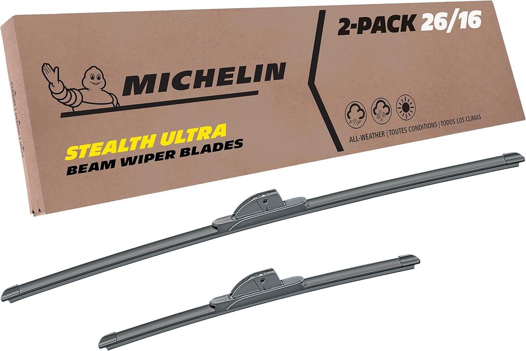 Michelin 19-2616SUBA Stealth Ultra Twin Pack 26 &16 inch Wiper Blade Fits Select Toyota, Hyundai, Honda, Kia, Subaru, Nissan, Acura, Ford, Mazda Infiniti, Model Years (2 Pack)