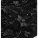 SOLY HUX Women's Y2k Sequin Halter Crop Top Cute 3D Butterfly Glitter Coquette Party Club Tops Pure Black Medium
