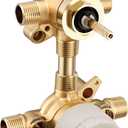 Moen U232CIS M-CORE Shower Mixing Valve with 2 or 3 Function Integrated Transfer Valve with CC/IPS Connections and Stops