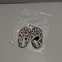 Anluke Toddler Slippers Boys Girls Winter House Shoes (Leopard, Size 22-23)