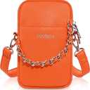 GOODADA Small Mobile Phone Crossbody Wallet With Adjustable Shoulder Strap Lightweight Anti-theft Zip Pocket